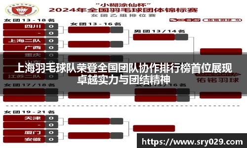 上海羽毛球队荣登全国团队协作排行榜首位展现卓越实力与团结精神
